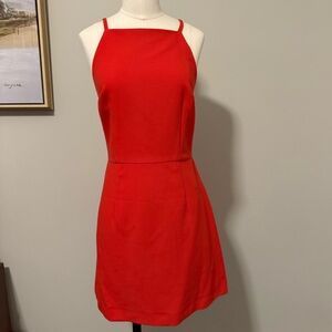 French Connection red whisper dress size 6